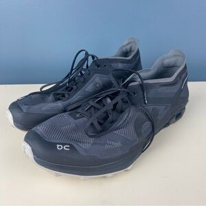 On Cloudventure Peak 3 Men’s Size 10.5 Shoes Black Glacier Trail Running EUC